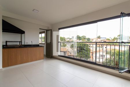 Varanda - Sala de apartamento para alugar com 3 quartos, 120m² em Nova Campinas, Campinas