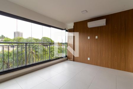 Varanda - Sala de apartamento para alugar com 3 quartos, 120m² em Nova Campinas, Campinas