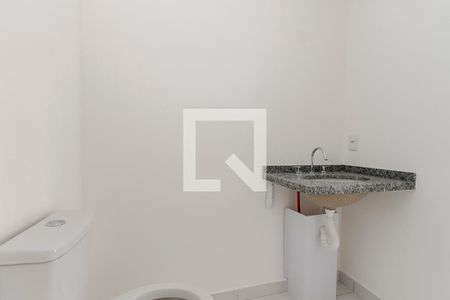 Banheiro de kitnet/studio à venda com 1 quarto, 28m² em Brooklin Paulista, São Paulo