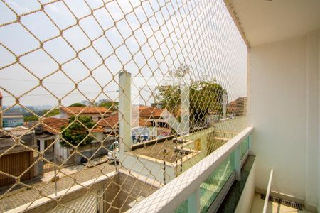 Varanda da sala de apartamento para alugar com 2 quartos, 65m² em Vila Guarani, Santo André