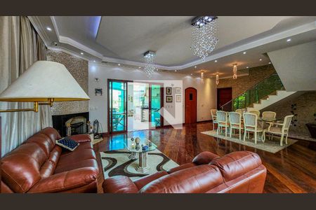 Sala de casa de condomínio para alugar com 3 quartos, 479m² em Residencial Morada dos Lagos, Barueri