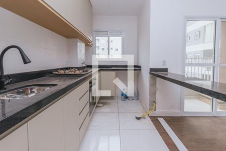 Cozinha de apartamento para alugar com 2 quartos, 52m² em Colinas do Paratehy, São José dos Campos