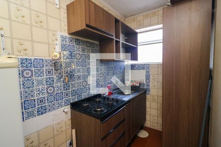 Cozinha e Área de Serviço de kitnet/studio para alugar com 1 quarto, 39m² em Vila Joao Pessoa, Porto Alegre