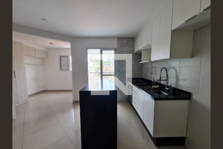 Sala e Cozinha integrada de apartamento à venda com 1 quarto, 34m² em Vila Galvão, Guarulhos