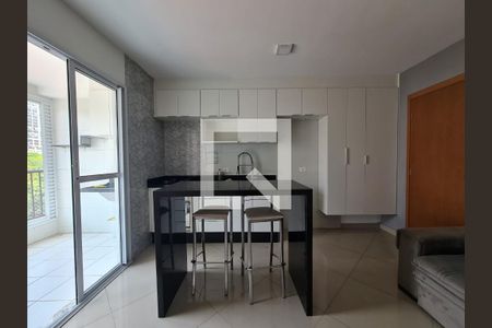 Sala e Cozinha integrada de apartamento à venda com 1 quarto, 34m² em Vila Galvão, Guarulhos