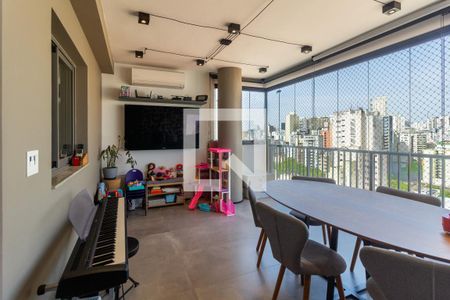 Varanda da Sala de apartamento para alugar com 3 quartos, 93m² em Barra Funda, São Paulo