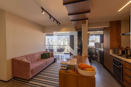 Sala de apartamento para alugar com 3 quartos, 93m² em Barra Funda, São Paulo