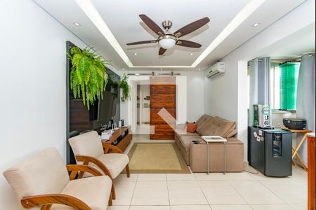 Sala de apartamento à venda com 3 quartos, 87m² em Caiçaras, Belo Horizonte