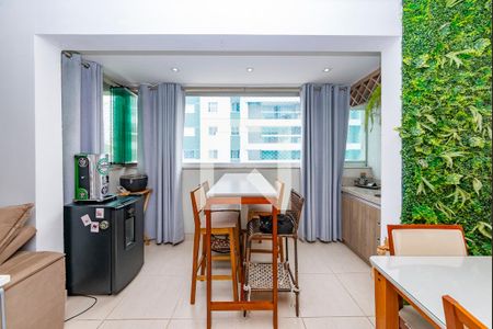 Varanda de apartamento à venda com 3 quartos, 87m² em Caiçaras, Belo Horizonte