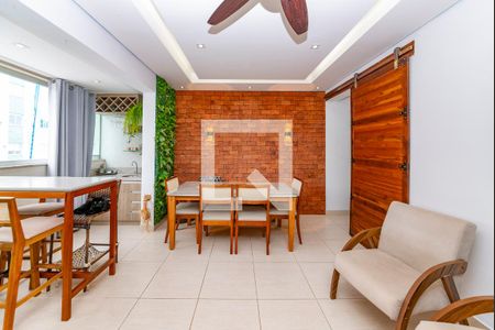 Sala de apartamento à venda com 3 quartos, 87m² em Caiçaras, Belo Horizonte