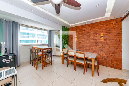 Sala de apartamento à venda com 3 quartos, 87m² em Caiçaras, Belo Horizonte