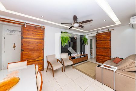 Sala de apartamento à venda com 3 quartos, 87m² em Caiçaras, Belo Horizonte