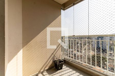 Varanda da Sala de apartamento para alugar com 3 quartos, 69m² em Vila Caraguata, São Paulo