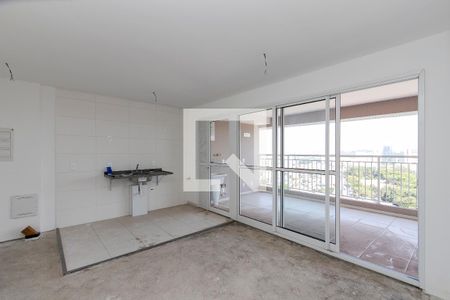 Sala/ Cozinha de apartamento à venda com 3 quartos, 80m² em Santo Amaro, São Paulo