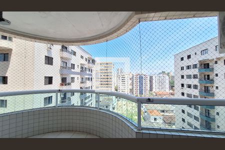 Vista da varanda de apartamento para alugar com 2 quartos, 93m² em Vila Tupi, Praia Grande