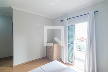 Quarto 1 Suite de apartamento para alugar com 3 quartos, 90m² em Campestre, Santo André