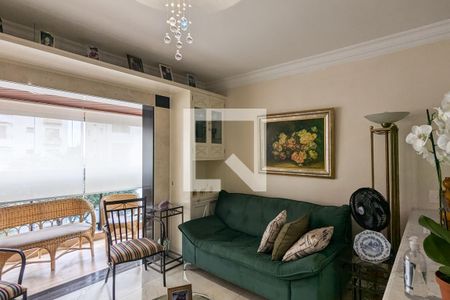 Sala de apartamento à venda com 3 quartos, 130m² em Brooklin, São Paulo