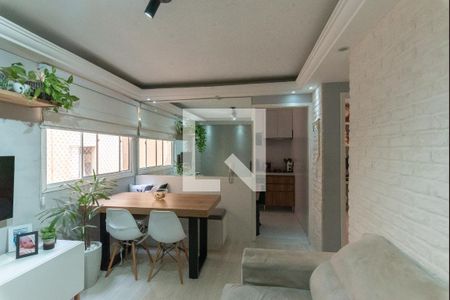 Sala de apartamento à venda com 2 quartos, 48m² em Vila Pompéia, Campinas