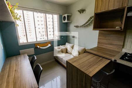 Sala de apartamento para alugar com 1 quarto, 24m² em Paraisópolis, São Paulo