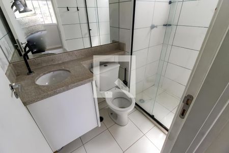 Banheiro da Suíte de apartamento para alugar com 1 quarto, 24m² em Paraisópolis, São Paulo