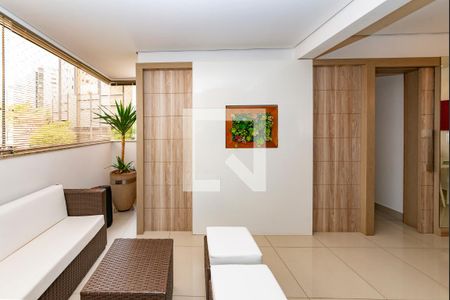 Varanda da Sala de apartamento à venda com 4 quartos, 135m² em Buritis, Belo Horizonte