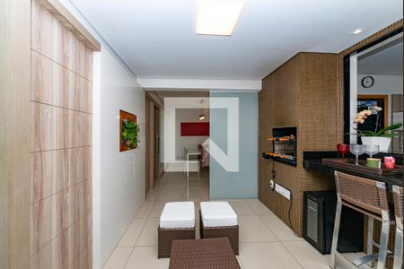 Varanda da Sala de apartamento à venda com 4 quartos, 135m² em Buritis, Belo Horizonte