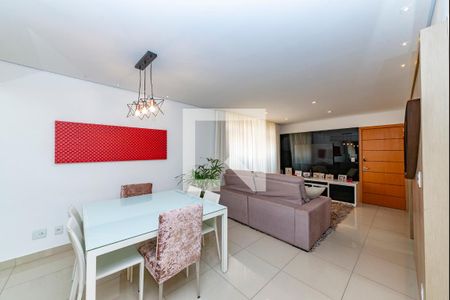 Sala de apartamento à venda com 4 quartos, 135m² em Buritis, Belo Horizonte