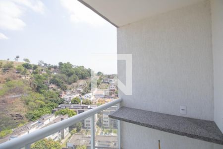 Varanda da Sala de apartamento para alugar com 2 quartos, 58m² em Mutondo, São Gonçalo