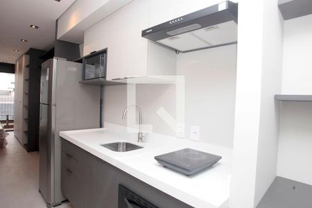 Studio - Cozinha de kitnet/studio para alugar com 1 quarto, 30m² em Cidade Baixa, Porto Alegre