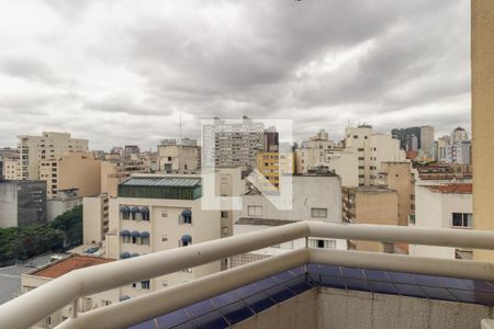 Varanda do Quarto 1 - Suíte de apartamento à venda com 2 quartos, 54m² em Vila Buarque, São Paulo