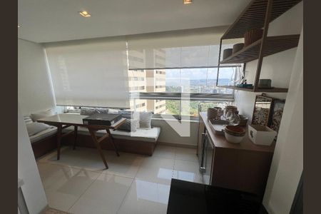 Varanda da Sala de apartamento para alugar com 3 quartos, 86m² em Vila da Serra, Nova Lima