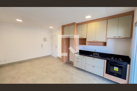 Sala  - Sala de Jantar - Cozinha de apartamento para alugar com 2 quartos, 66m² em Parque das Nações, Santo André