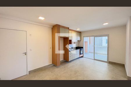 Sala  - Sala de Jantar - Cozinha de apartamento para alugar com 2 quartos, 66m² em Parque das Nações, Santo André