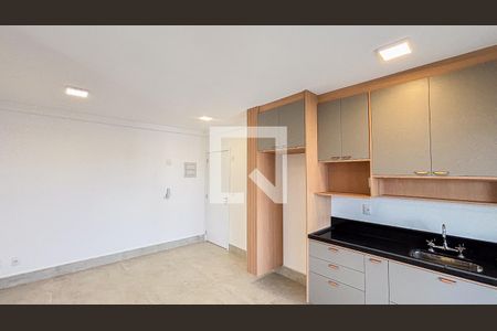 Sala - Sala de Jantar - Cozinha de apartamento para alugar com 2 quartos, 66m² em Parque das Nações, Santo André