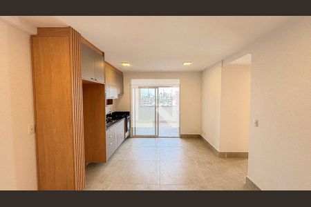 Sala - Sala de Jantar - Cozinha de apartamento para alugar com 2 quartos, 66m² em Parque das Nações, Santo André