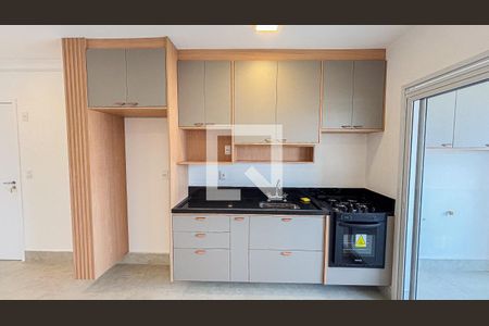 Sala - Sala de Jantar - Cozinha de apartamento para alugar com 2 quartos, 66m² em Parque das Nações, Santo André