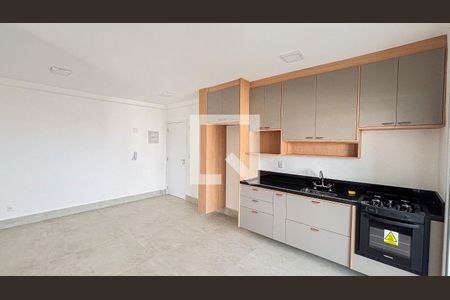 Sala - Sala de Jantar - Cozinha de apartamento para alugar com 2 quartos, 66m² em Parque das Nações, Santo André