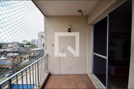 Varanda da Sala de apartamento para alugar com 3 quartos, 76m² em Sampaio, Rio de Janeiro