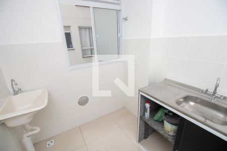 Cozinha de apartamento à venda com 2 quartos, 46m² em Vargem Grande, Rio de Janeiro