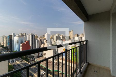 Varanda de kitnet/studio à venda com 1 quarto, 27m² em Vila Buarque, São Paulo