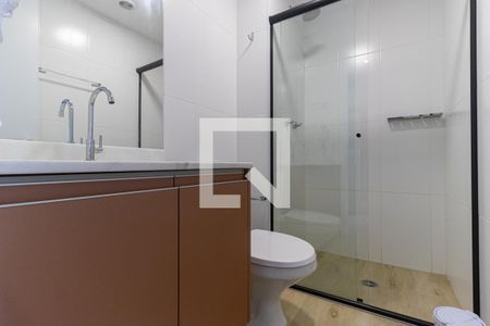 Banheiro de kitnet/studio à venda com 1 quarto, 26m² em Vila Buarque, São Paulo