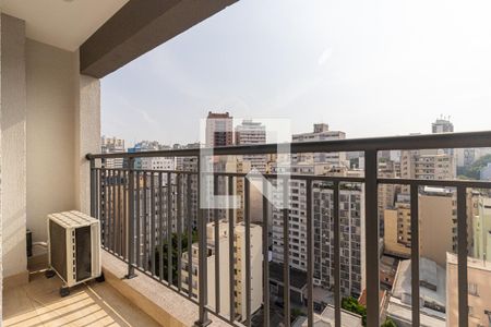 Varanda de kitnet/studio à venda com 1 quarto, 38m² em Vila Buarque, São Paulo