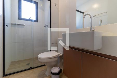 Banheiro de kitnet/studio à venda com 1 quarto, 38m² em Vila Buarque, São Paulo