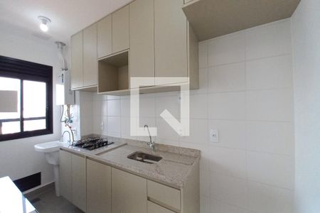 Cozinha de apartamento para alugar com 1 quarto, 34m² em Parque Industrial, Campinas