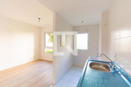 Sala/Cozinha de apartamento à venda com 2 quartos, 62m² em Marechal Rondon, Canoas