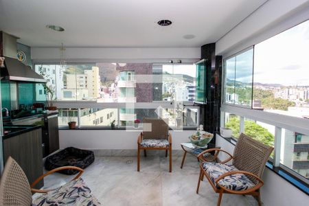 Sala de apartamento à venda com 4 quartos, 141m² em Buritis, Belo Horizonte