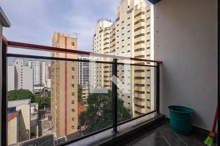 Sala/Cozinha - Varanda de apartamento à venda com 1 quarto, 41m² em Pinheiros, São Paulo