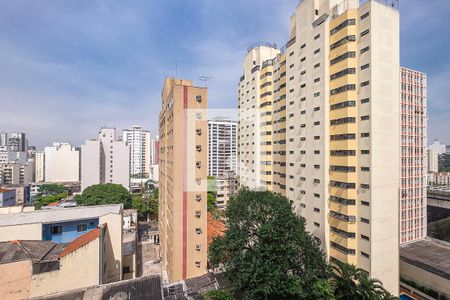 Sala/Cozinha - Vista Varanda de apartamento à venda com 1 quarto, 41m² em Pinheiros, São Paulo