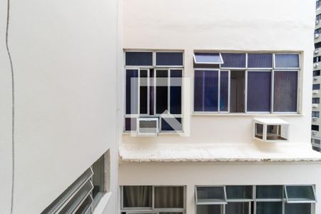 Sala vista de apartamento à venda com 1 quarto, 41m² em Tijuca, Rio de Janeiro