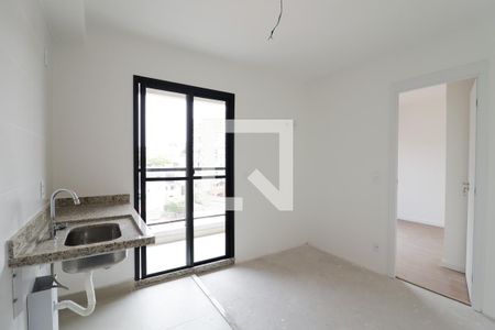 Sala/Cozinha de apartamento à venda com 1 quarto, 28m² em Jardim São Paulo, São Paulo